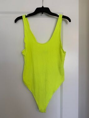 wild fable Neon Lime One-Piece Bodysuit